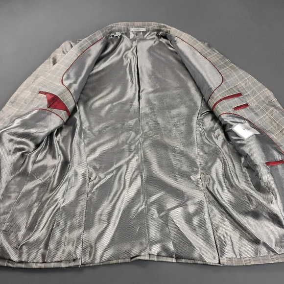 VINCI Sport Coat Men's Size 38R Grey Two-Piece Blazer NWT $359.99